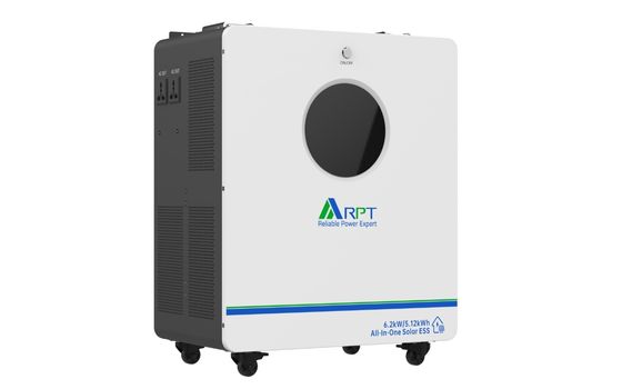 سعر جيد كل شيء في واحد Lifepo4 بطارية الليثيوم شمسية ESS 5KWH مع عاكس 5kw الانترنت